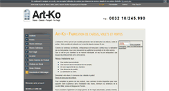 Desktop Screenshot of chassis-artko.be